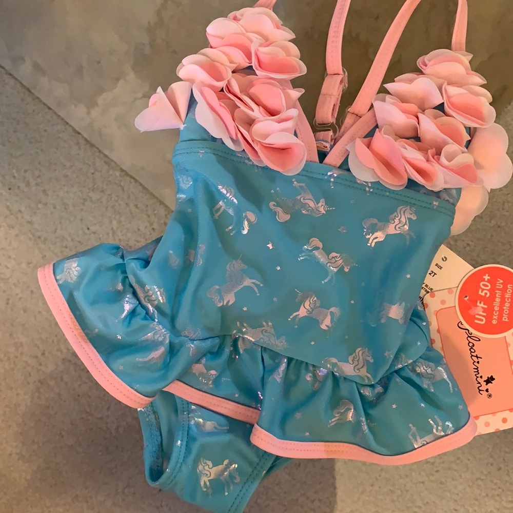Floatimini One Piece Swimsuit UPF 50+ 🦄🌸💘